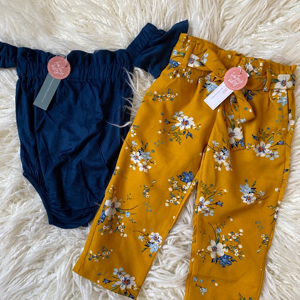 Bailey’s Blossoms outfit 12/18m